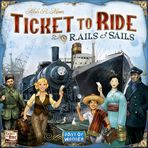 Ticket To Ride: Rails & Sails - Board Game - The Hooded Goblin