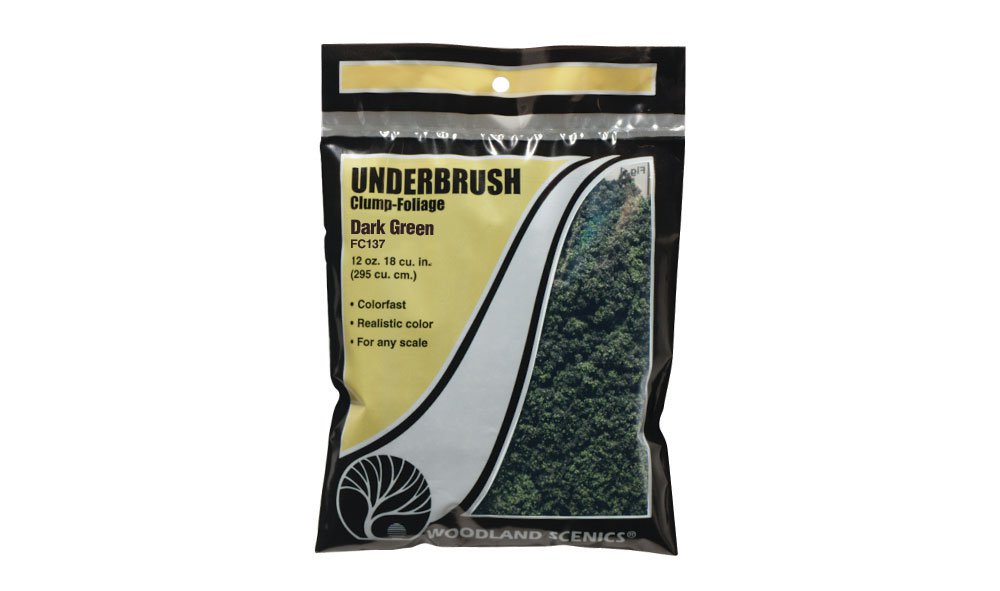Woodland Scenics: Underbrush- Dark Green (Small Bag)