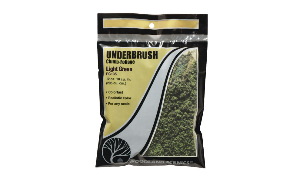 Woodland Scenics: Underbrush- Light Green (Small Bag)