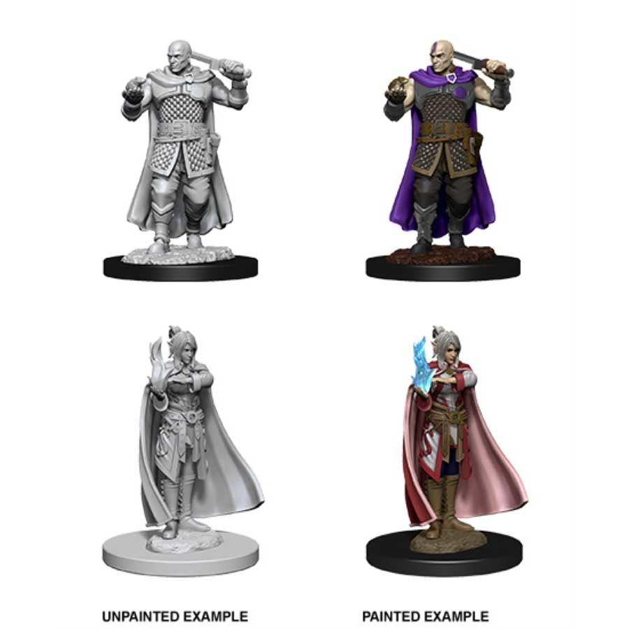 Dungeons & Dragons: Nolzur'S Marvelous Unpainted Miniatures - Human Ranger & Moon Elf Sorcerer - Dungeons and Dragons - The Hooded Goblin