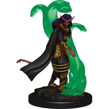 D&D Fantasy Miniatures: Icons Of The Realms: Premium Figure - Female Tiefling Sorcerer - Roleplaying Games - The Hooded Goblin