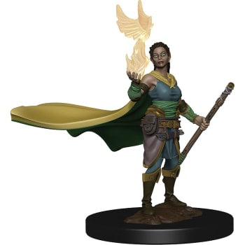 D&D Fantasy Miniatures: Icons Of The Realms: Premium Figure - Elf Female Druid - Roleplaying Games - The Hooded Goblin