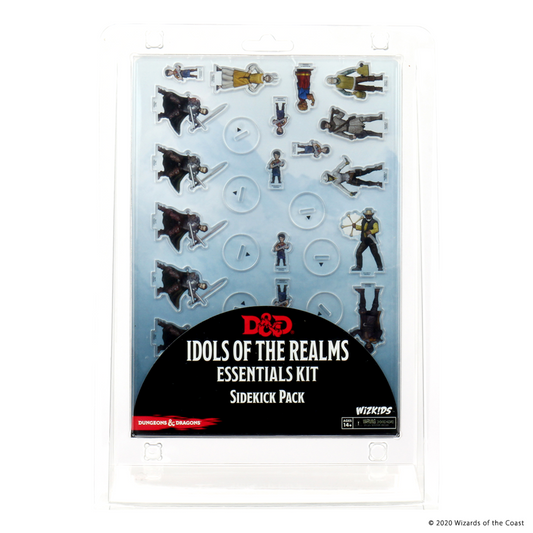 D&D Idols of the Realms Essentials 2D Miniatures Sidekick Pack