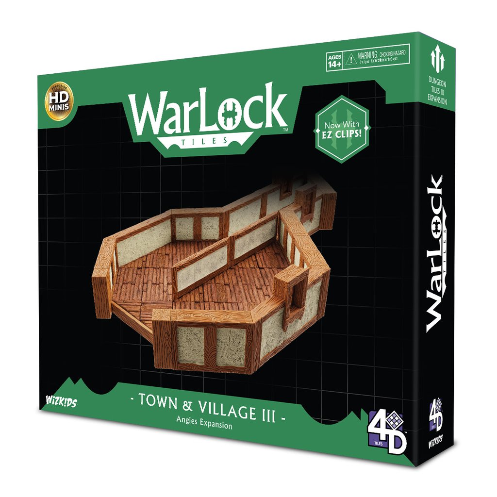 Warlock Tiles Town and Village III: Angles Expansion - Roleplaying Games - The Hooded Goblin