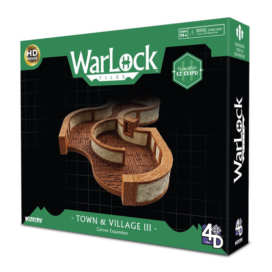 Warlock Tiles Town & Village III: Curves Expansion - Roleplaying Games - The Hooded Goblin