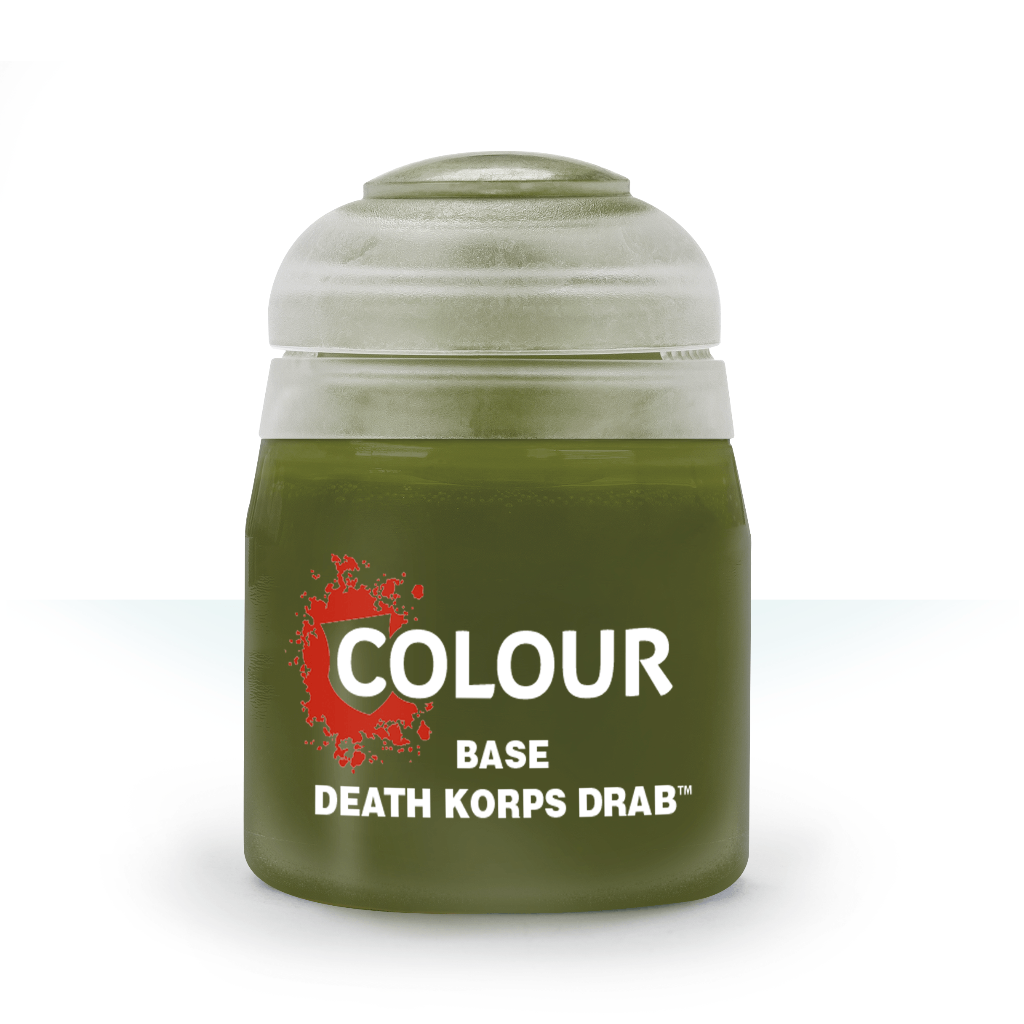 Base: Death Korps Drab (12Ml) - Citadel Painting Supplies - The Hooded Goblin