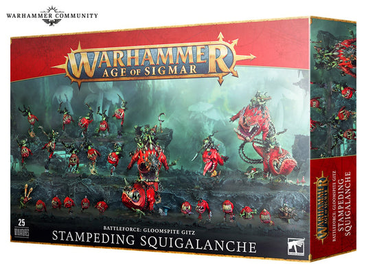 Battleforce: Gloomspite Gitz – Stampeding Squigalanche