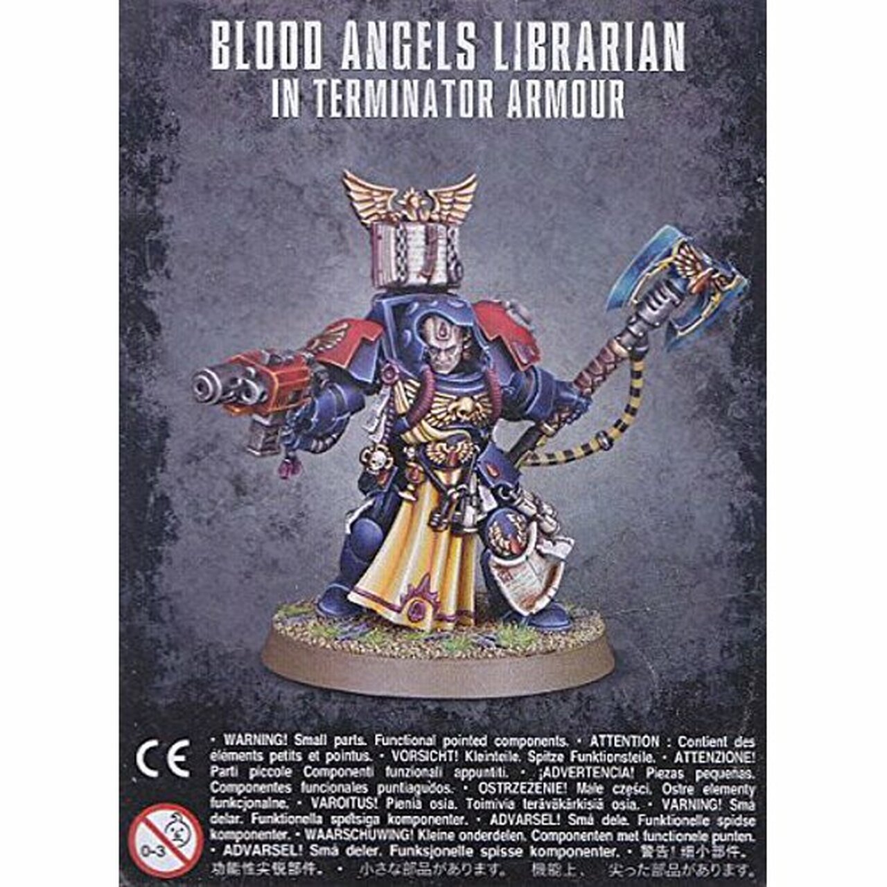 Blood Angels Librarian In Terminator Armour - Warhammer: 40k - The Hooded Goblin