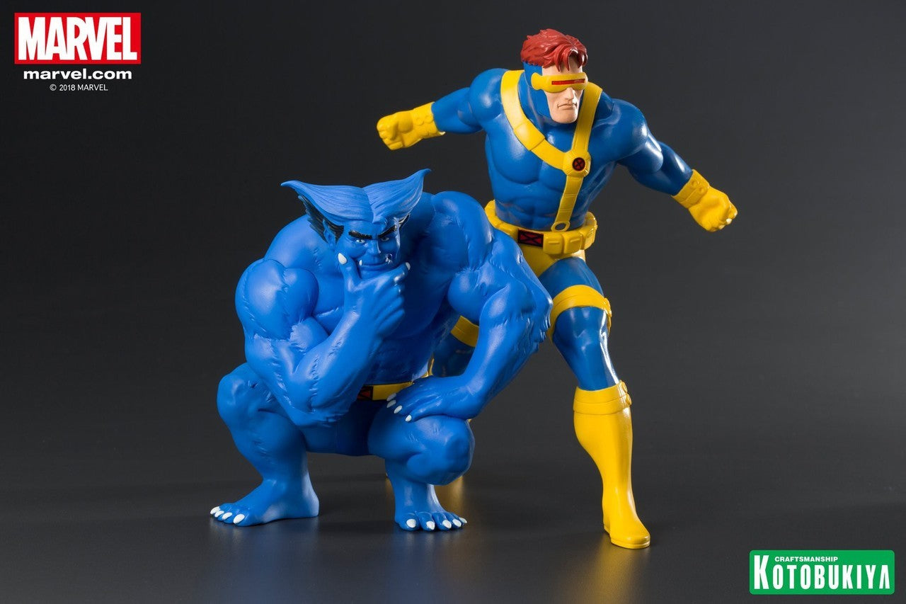 Marvel X-Men '92 Artfx+ Cyclops & Beast Statue 2-Pack - Statue - The Hooded Goblin