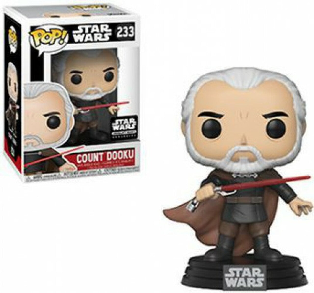 Funko Pop Count Dooku #233 Star Wars Smugglers Bounty