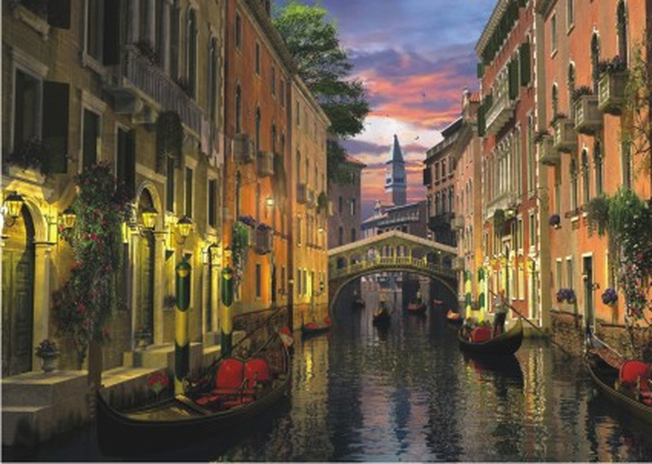 Venice At Dusk - 3000Pc Jigsaw Puzzle By Anatolian - Puzzle - The Hooded Goblin
