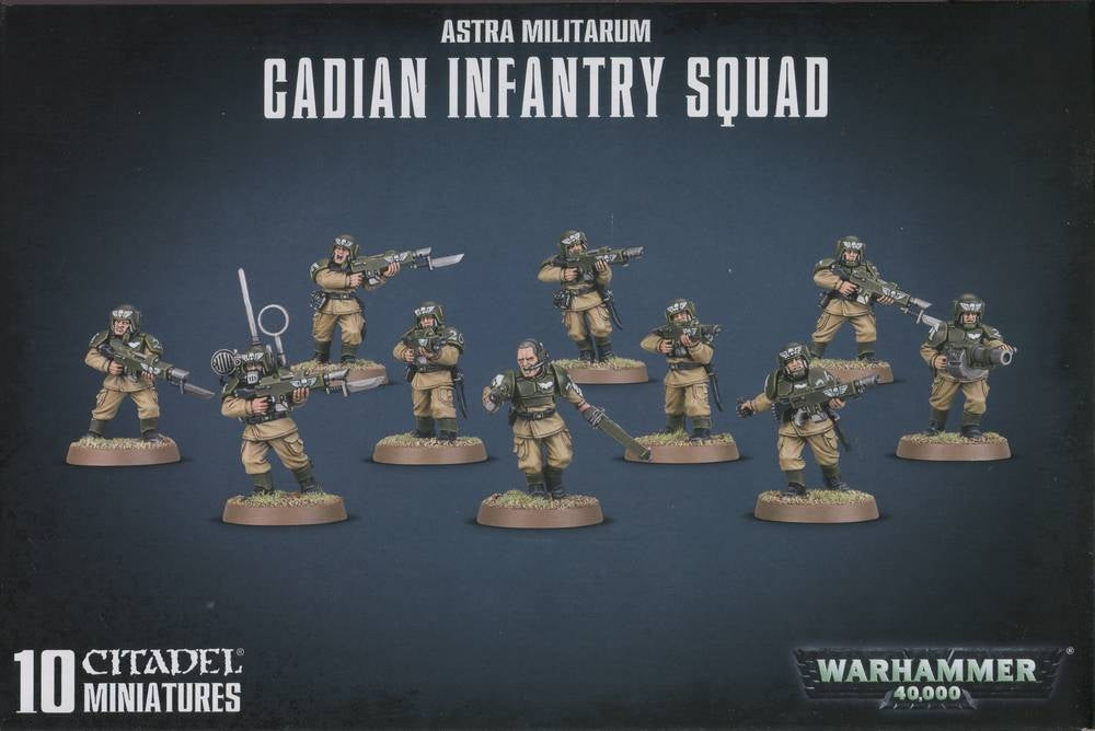 Cadian Infantry Squad (10) - Warhammer: 40k - The Hooded Goblin