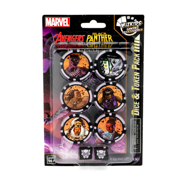 Marvel Heroclix: Avengers Black Panther And The Illuminati Dice And Token Pack - HeroClix - The Hooded Goblin