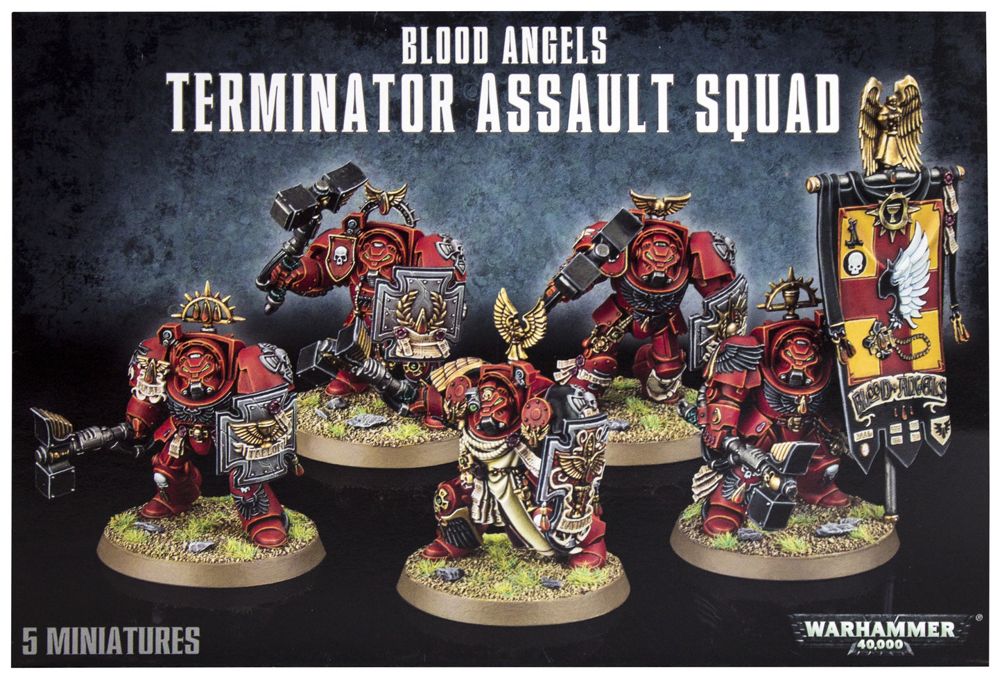 Blood Angels Terminator Assault Squad - Warhammer: 40k - The Hooded Goblin