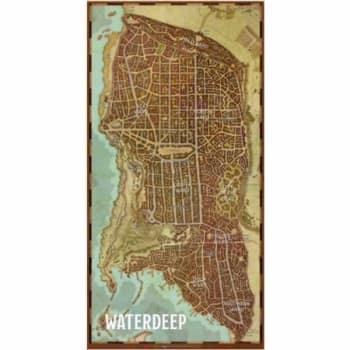 Gale Force Nine - D&D Game Mat - Waterdeep (20"X40") - Dungeons and Dragons - The Hooded Goblin