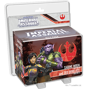 Star Wars Imperial Assault - Sabine Wren And Zeb Orrelios Ally Pack - Imperial Assault - The Hooded Goblin