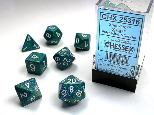 Chessex Speckled 7-Die Set Sea