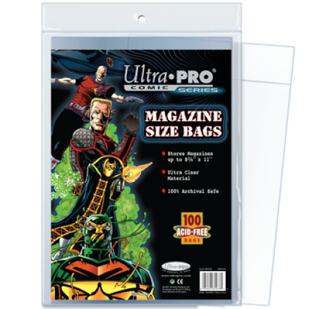 Ultra Pro Magazine Bags - Comic Supplies - The Hooded Goblin