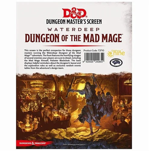 Waterdeep Dungeon of the Mad Mage Screen