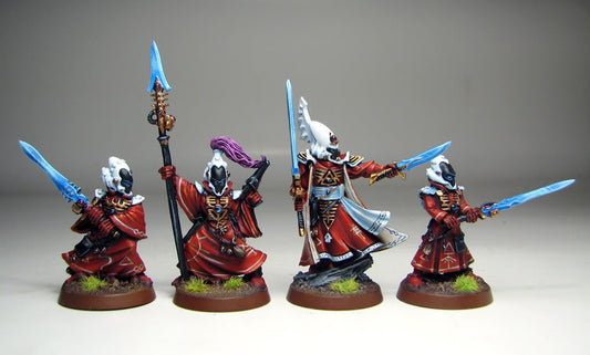Farseer And Warlocks - Warhammer: 40k - The Hooded Goblin