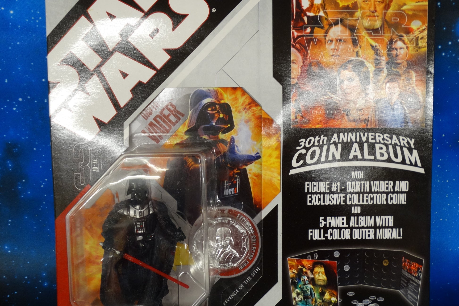 Star Wars Darth Vader 30Th Anniversary Expanded Universe Coin Album - Action Figure - The Hooded Goblin