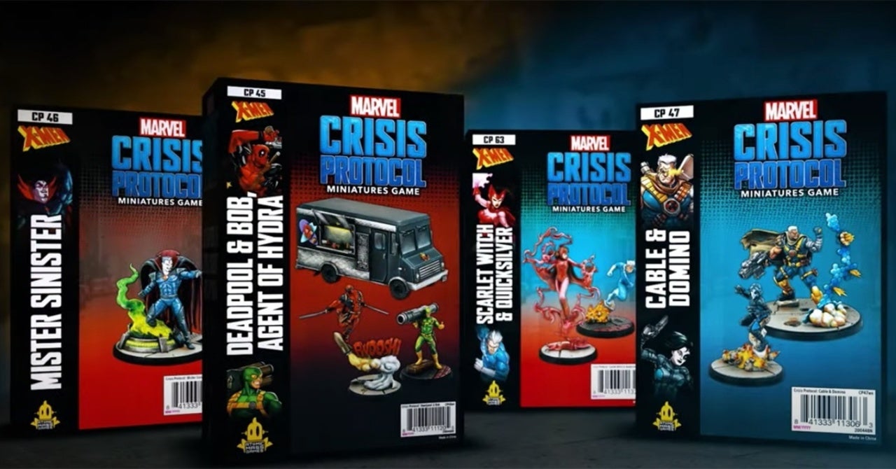 Marvel Crisis Protocol: Deadpool & Bob & Taco Truck Character Pack - Miniature - The Hooded Goblin