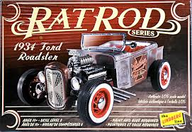 LINDBERG FORD ROADSTER RAT ROD FROM ROUND 2 MODELS model kit - Model Kit - The Hooded Goblin