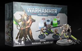 Necrons: Warriors + Paints Set - Warhammer: 40k - The Hooded Goblin