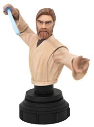 Star Wars: The Clone Wars™ - Obi-Wan Kenobi Animated Mini Bust - Statues - The Hooded Goblin