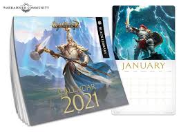 Warhammer Age of Sigmar 2021 Calendar - Calendar - The Hooded Goblin