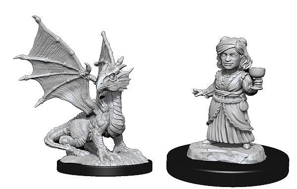 Dungeons & Dragons Nolzur’S Marvelous Miniatures: Silver Dragon Wyrmling - Roleplaying Games - The Hooded Goblin