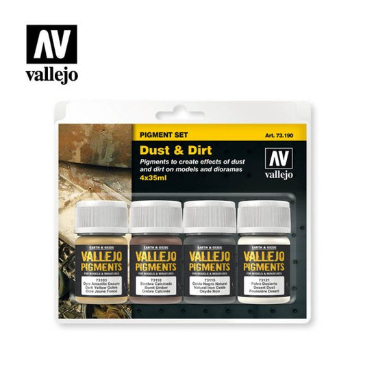 Dust & Dirt Pigment Set - Painting Supplies - The Hooded Goblin
