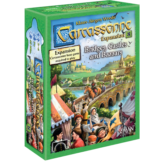 Carcassonne - Bridges, Castles & Bazaars - Board Game - The Hooded Goblin