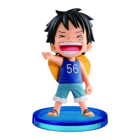 One Piece 3" World Collectible Mini Figure: Kids Luffy - Figurine - The Hooded Goblin
