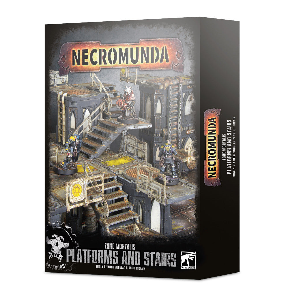 Necromunda: Zone Mortalis Platforms & Stairs - Necromunda - The Hooded Goblin