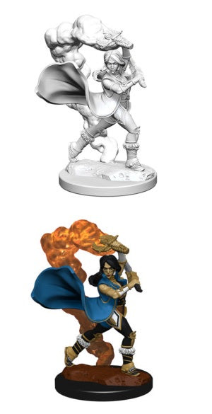 Pf Unpainted Minis Wv 1 Human Female Cleric (144) - Dungeons and Dragons - The Hooded Goblin