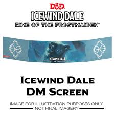 Dungeons & Dragons: Icewind Dale: Rime Of The Frostmaiden Dm Screen - Dungeons and Dragons - The Hooded Goblin