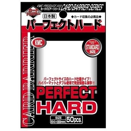 Kmc - Perfect Hard - Standard Size - Clear 50Ct - Card Supplies - The Hooded Goblin