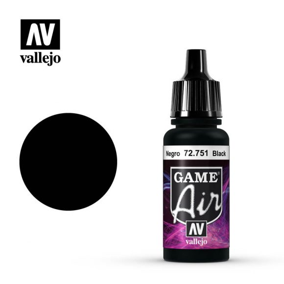 Game Air - Black - Painting Supplies - The Hooded Goblin