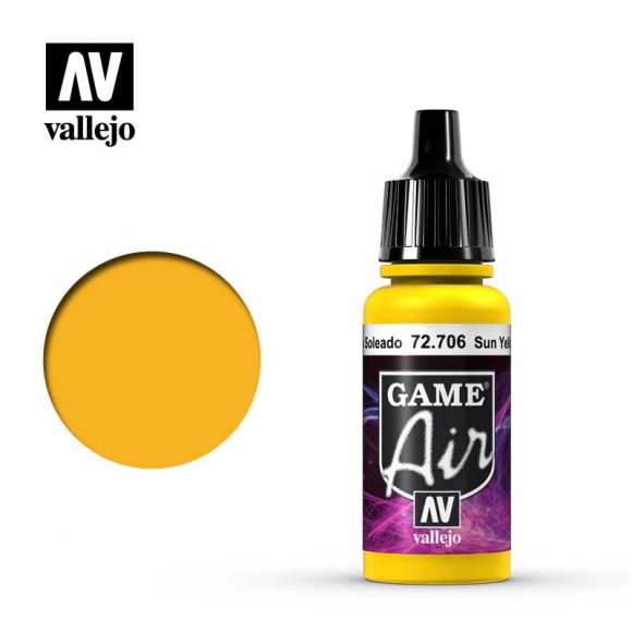 Game Air - Sun Yellow - Painting Supplies - The Hooded Goblin