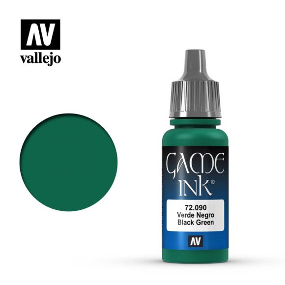 Game Ink - Black Green - Painting Supplies - The Hooded Goblin