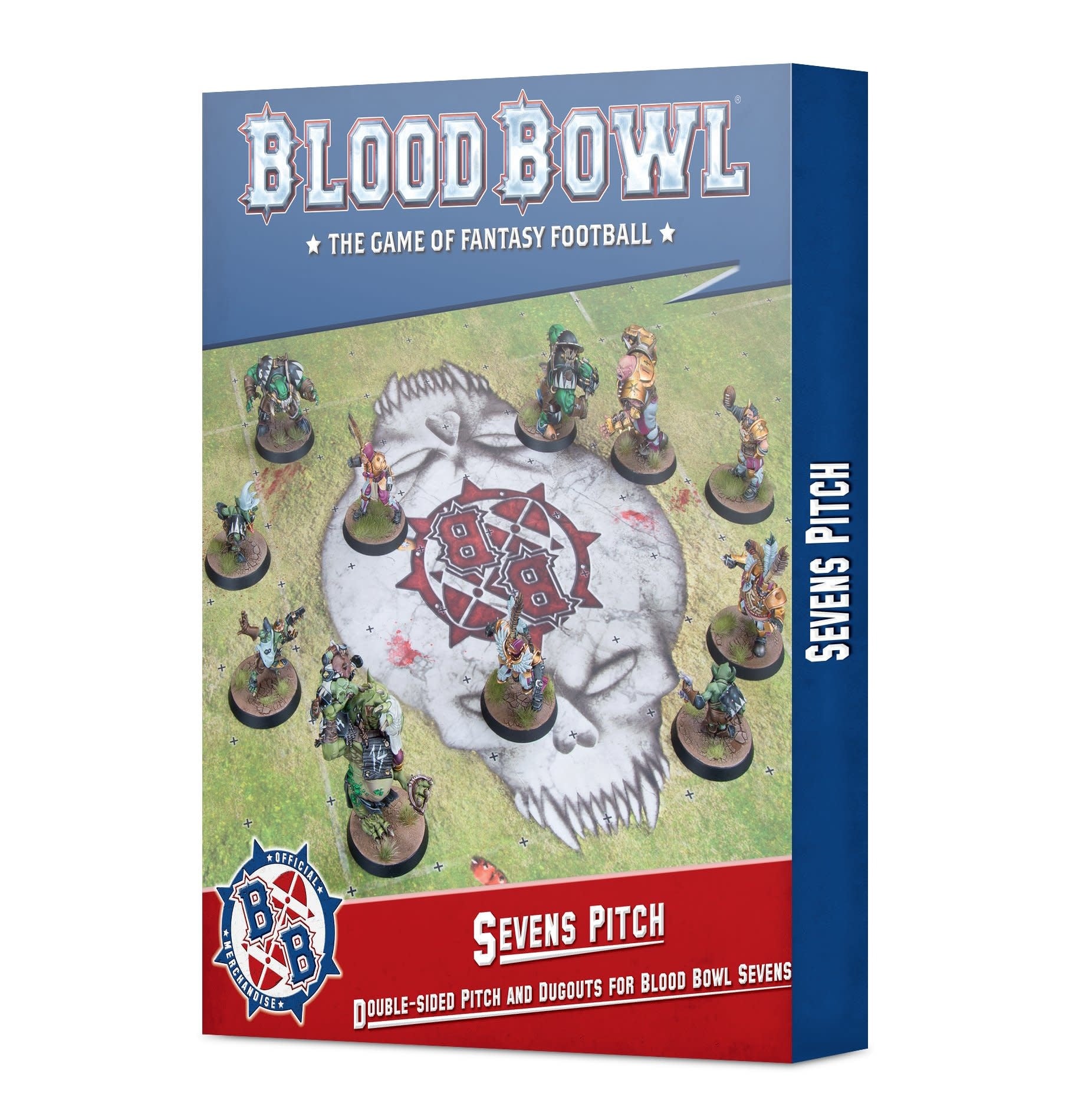 Blood Bowl: Sevens Pitch & Dugouts - Blood Bowl - The Hooded Goblin