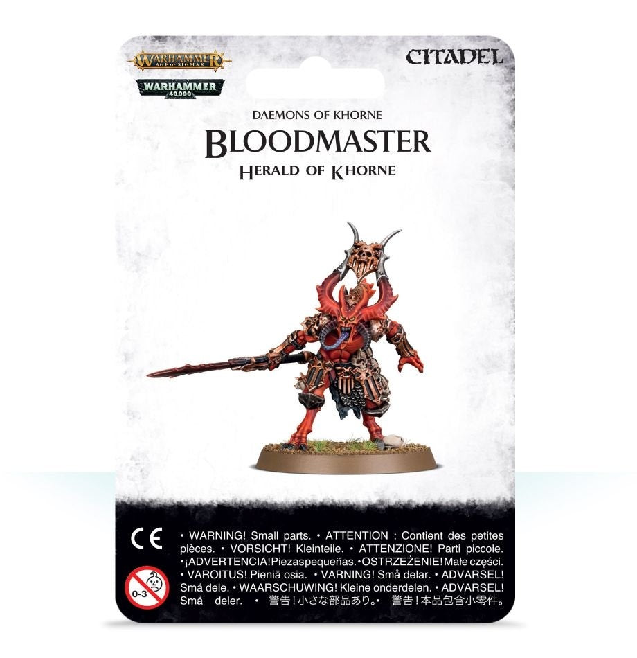 Bloodmaster, Herald Of Khorne - Warhammer: Age of Sigmar - The Hooded Goblin