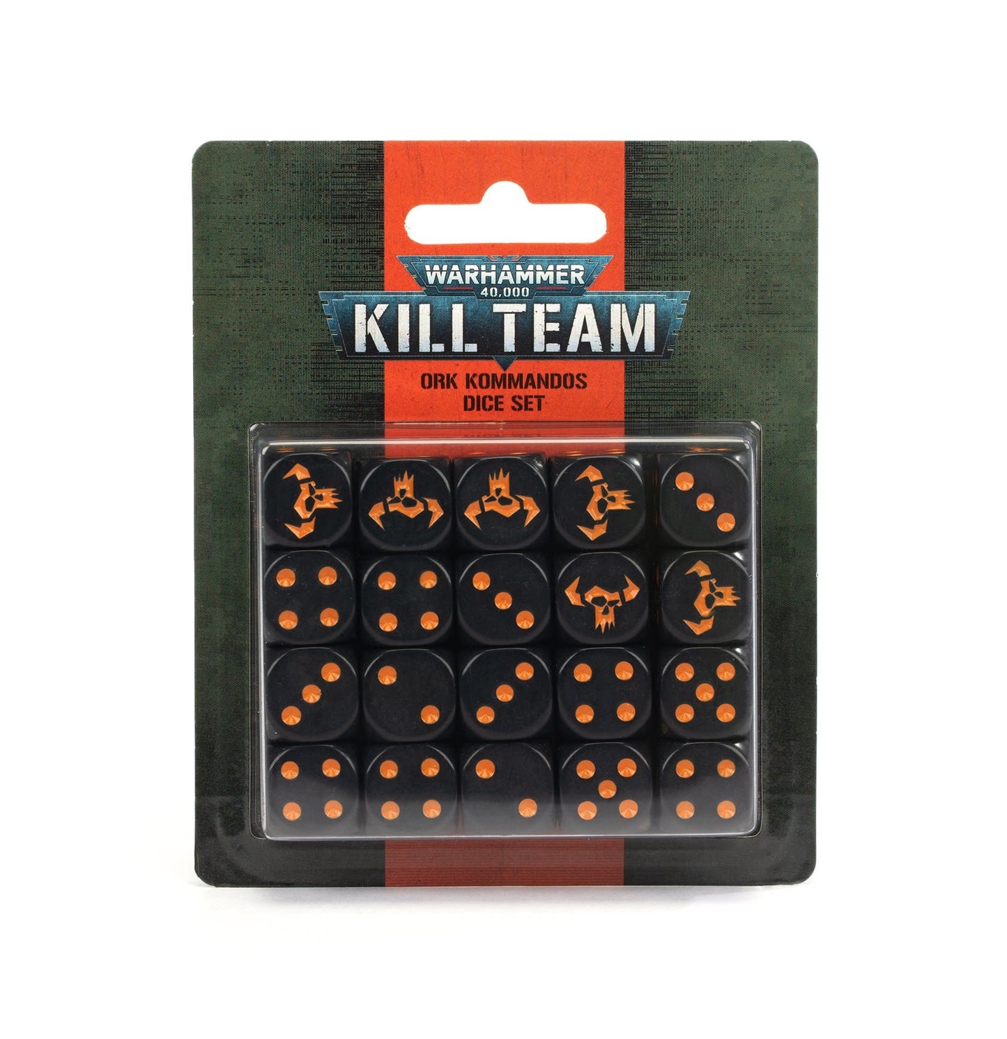 Kill Team: Ork Kommandos Dice Set