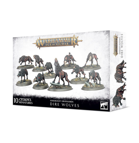 Soulblight Gravelords Dire Wolves - Warhammer: Age of Sigmar - The Hooded Goblin
