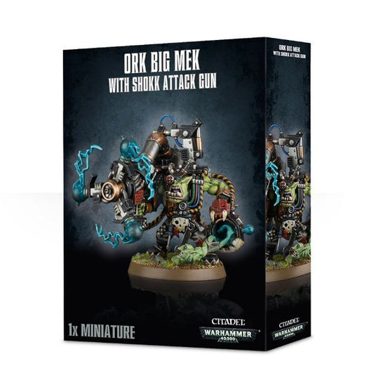 Big Mek With Shokk Attack Gun - Warhammer: 40k - The Hooded Goblin