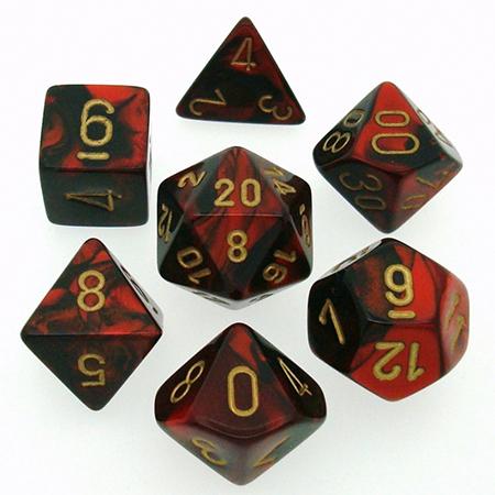 Chessex Dice 7-Die Sets: Gemini