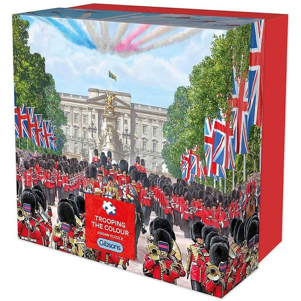 Trooping The Colour - 500Pc Jigsaw Puzzle By Gibson - Puzzle - The Hooded Goblin