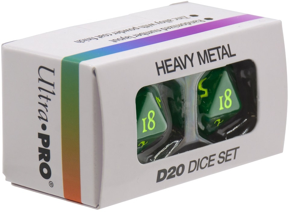 Dice Heavy Metal - Vivid Green