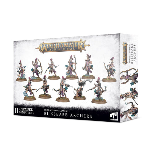 Hedonites of Slaanesh: Blissbarb Archers -  - The Hooded Goblin
